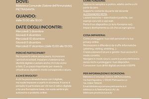 Bibliocare: a Pietrasanta un corso gratuito per imparare i segreti della navigazione in rete senza pericoli