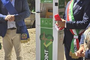 Un defibrillatore per la frazione di La Culla   Sono 13 i dispositivi salva vita installati nei paesi di Stazzema