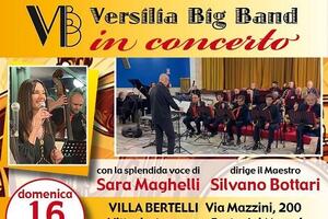 Versilia Big Band in concerto a Villa Bertelli a Forte dei Marmi, domenica 16 novembre