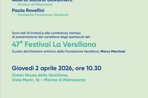 47° Festival La Versiliana, conferenza stampa di presentazione