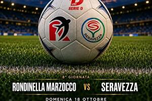Calcio Serie D: il Seravezza Pozzi affronta il Rondinella in trasferta a Firenze