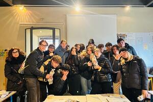 Gli studenti del Galilei-Artiglio in visita alla cattedrale di San Martino