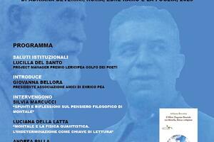 "Oltre : Montale tra filosofia, fisica e spiritualità". Il libro di Adriana Beverini sarà presentato a Villa Bertelli, mercoledì 3 dicembre