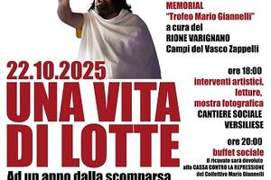 "Una vita di lotte": al via le iniziative per ricordare Mario Giannelli, mercoledì 22 ottobre