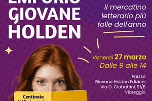 All' emporio di "Giovane Holden" di Viareggio, mercatino letterario il 27 marzo