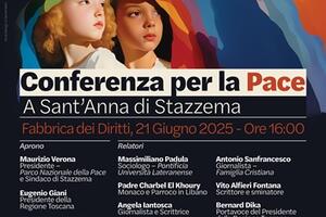 Conferenza per la Pace a Sant&#039;Anna di Stazzema con collegamenti a Gaza e in Ucraina