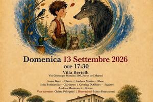 L'associazione Kreion Versilia presenta Pierino e il lupo a Villa Bertelli, domenica 13 settembre