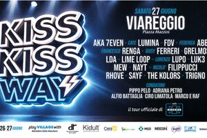 A Viareggio cresce l'attesa per il Kiss Kiss Way: arriva Giusy Ferreri