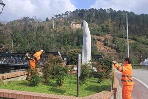 Seravezza: decoro urbano e sicurezza. Al via la posa di nuovi fiori e il taglio di erba