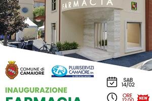 Inaugurazione Farmacia Comunale del Secco a Lido di Camaiore, rettifica orario