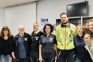 Ospedale “Versilia”: studenti dell'Istituto “Galilei Artiglio” di Viareggio in visita alla Centrale operativa 118 Alta Toscana