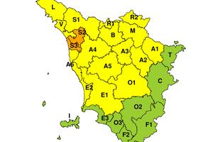 Allerta Arancio per martedì 5 maggio con particolare riguardo alle zone colpite dall'incendio Monte Faeta