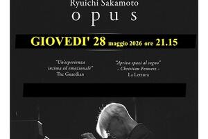 Al Cinema dei Servi di Massa l'ultimo concerto di Ryuichi Sakamoto, giovedì 28 maggio