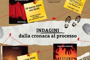 “Indagini: dalla cronaca al processo”: a Viareggio tre incontri sui grandi casi della cronaca italiana