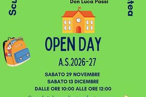 Ultimo open day della Scuola 'Santa Dorotea' di Viareggio. Sabato 13 dicembre, dalle 10 alle 12