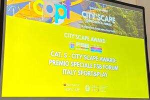 Lo Stadio Dei Pini “Torquato Bresciani”di Viareggio vince il Premio Speciale Fsb Forum Italy Sport&Play