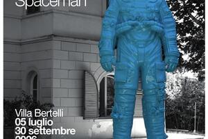 Inaugurazione dell'opera "Spaceman" di Filippo Tincolini a Villa Bertelli, domenica 5 luglio