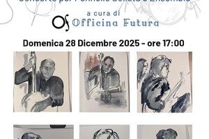"Portraits in jazz" a Palazzo Mediceo. Concerto per pennello solista ed ensemble