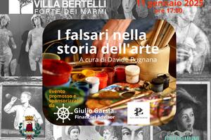 “I falsari nella storia dell&#039;arte”: incontro a Villa Bertelli con Davide Pugnana