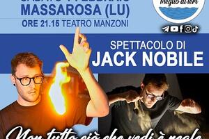 Nuovo spettacolo di Jack Nobile al teatro Manzoni di Massarosa