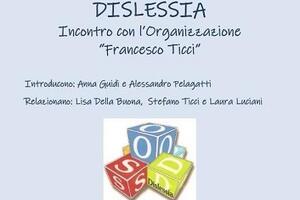 "A proposito di dislessia": se ne parla al Palazzo della cultura di Cardoso con l'organizzazione Francesco Ticci, giovedì 5 febbraio