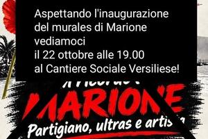 Spostamento data presidio per Murales Marione al 27 ottobre ore 18 e aggiornamento su altri appuntamenti