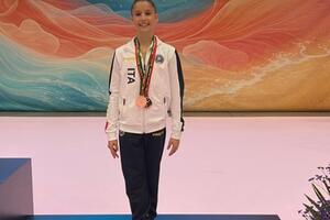 Melissa Musacci brilla in Portogallo: tre bronzi con la Nazionale di ritmica