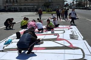 Viareggio, l’opera ecosociale di Luca Gnizio per il Giro d’Italia