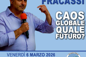 Franco Fracassi al Teatro Manzoni di Massarosa con: "Caos globale...tra guerre, emergenze infinite, cambiamenti climatici e intelligenza artificiale: quale futuro?", venerdì 6 marzo