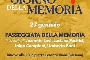 Giorno della memoria, martedì 27 gennaio: tre iniziative a Viareggio