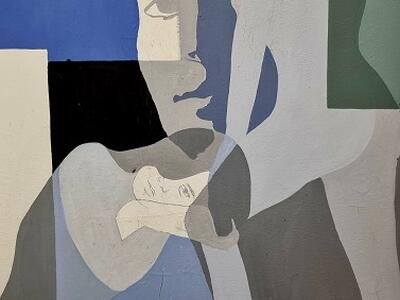 Annalisa Franco e Paolo Gai donano due opere dell'artista Antonio Collina alla biblioteca comunale di Villa Bertelli, la cerimonia venerdì 5 dicembre