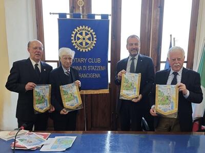 Presentazione Gagliardetto Rotary Club Sant'Anna di Stazzema - Via Francigena