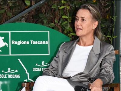 Il vicesegretario nazionale di Forza Italia Deborah Bergamini al Caffè della Versiliana