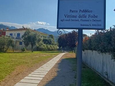 Querceta: migliorato l'accesso al Parco Vittime delle Foibe. Realizzato un camminamento che rende l'area sempre fruibile