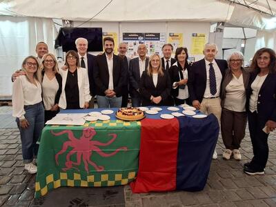 Delegazione di Viareggio in visita a San Benedetto