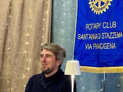 Il Rotary Club Sant’Anna di Stazzema – Via Francigena incontra Marco Rossato