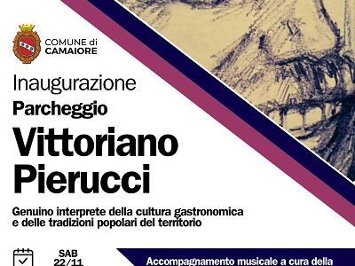 Inaugurazione parcheggio "Vittoriano Pierucci", sabato 22 novembre