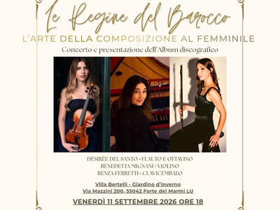 Le Regine del Barocco. L'arte della composizione al femminile. Concerto a Villa Bertelli