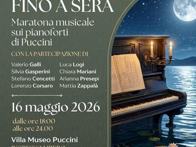 “Melodiando fino a sera” alla Villa Museo Giacomo Puccini, sabato 16 maggio