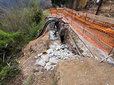 Seravezza: ripristino frana a Minazzana in fase conclusiva gli interventi di messa in sicurezza