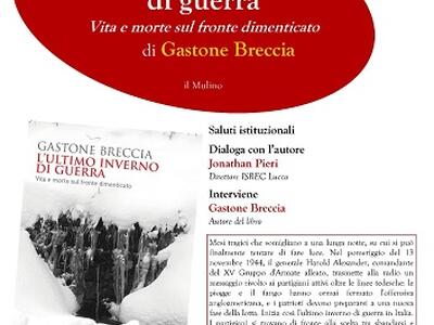 Presentazione del libro di Gastone Breccia "L'ultimo inverno di guerra" a Villa Argentina, venerdì 28 novembre