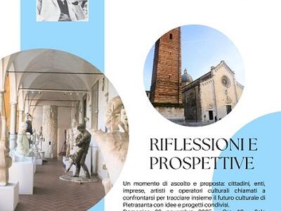 Pietrasanta e la Cultura: Riflessioni e Prospettive. Domenica 30 novembre, Sala dell'Annunziata, Chiostro di Sant'Agostino, dalle 10 alle 13
