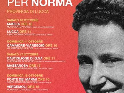 "Una Rosa per Norma Cossetto" torna in provincia di Lucca con otto appuntamenti