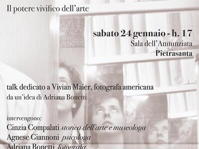 Pietrasanta celebra Vivian Maier: "Scatti in Silenzio - il mondo di Vivian Maier“ nella Sala dell’Annunziata in un evento promosso dall’associazione culturale CantiereNove, sabato 24 gennaio