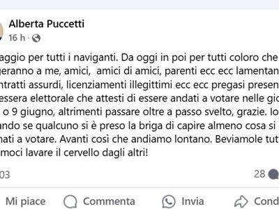 Ricatto verso i cittadini per il non voto al referendum: i consiglieri dell&#039;opposizione del comune di Massarosa chiedono le dimissioni dell&#039;assessore al sociale Alberta Puccetti per un post sui social sul voto al referendum