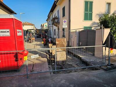 Forte dei Marmi: via Stagio Stagi, al via i lavori per la nuova fognatura bianca e i marciapiedi