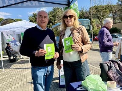 I coordinatori di Fratelli d'Itala Alberto Coluccini (Massarosa) e Claudia Bonuccelli (Camaiore) commentano la vittoria del No al Referendum