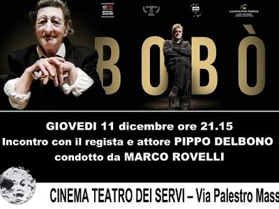 Il regista e attore Pippo Delbono presenta il suo film "Bobò"' al Cinema dei Servi di Massa, giovedì 11 dicembre