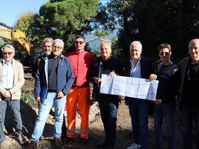 Ruspe al lavoro sulla Giraldina: avanzano i lavori ecco il cantiere che cambierà volto al corso d'acqua