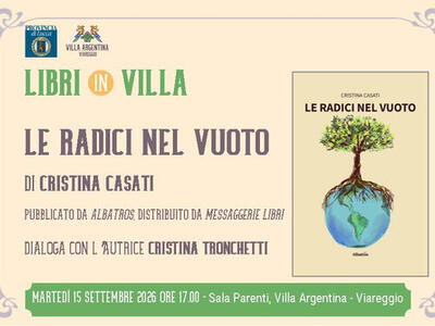 Cristina Casati presenta a Villa Argentina il suo nuovo libro "Le radici nel vuoto"